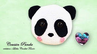 Coussin Panda Crochet quotLidia Crochet Tricotquot [upl. by Darach]