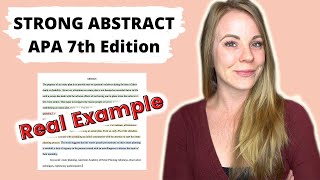 How to Write a GOOD ABSTRACT for Student Papers [upl. by Cochard]