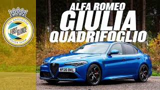 2021 Alfa Romeo Giulia Quadrifoglio  Road review [upl. by Noraed682]