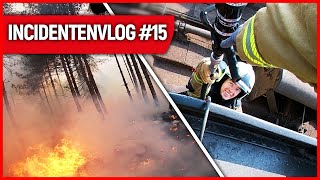 Bosbrand amp brand op schip  Brandweervloggers Rick amp Richard  Incidentenvlog 15 [upl. by Gorlicki]