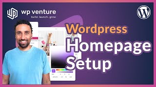 How to Setup a Homepage in WordPress [upl. by Sly336]