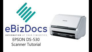 Connecting your EPSON DS530 Scanner [upl. by Brown544]