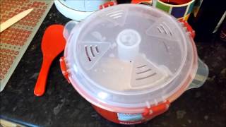 Sistema Microwave Rice Steamer Review [upl. by Derfla]