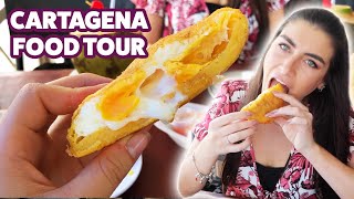 8 MustTry Foods In Cartagena Colombia Arepa Ceviche Raspao [upl. by Kendrick172]