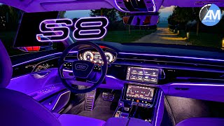 NEW Audi S8  POV Night Drive with 571hp✨  by Automann [upl. by Enenaej]