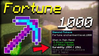 How To Get A Fortune 1000 Pickaxe In Minecraft 1165 2024 [upl. by Seabrook]