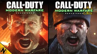 Call of Duty Modern Warfare 2  Remastered vs Modern Warfare  Remastered  Direct Comparison [upl. by Chabot]