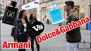 Acqua di Gio profumo vs DolceampGabbana light blue eau intense  fragrance test [upl. by Eiddet]