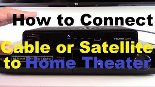 How to Connect set top box Audio to Home Theater System [upl. by Repard]