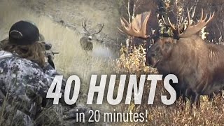 40 Rifle Hunts in 20 Minutes Eastmans’ Hunting Journal [upl. by Oicapot]