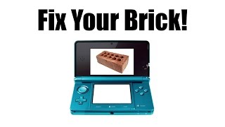 How to Repair a Soft Bricked 3DS Using Recovery Mode [upl. by Adler]