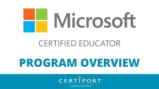 Microsoft Certified Educator MCE Program Overview [upl. by Xerxes]