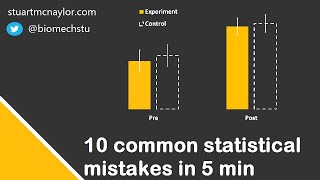 Ten Statistical Mistakes in 5 Min [upl. by Betteanne]