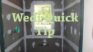 Quick tip Wedi shower install [upl. by Iphlgenia]