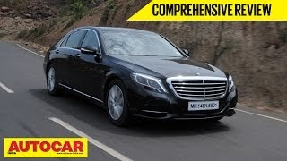 2014 Mercedes Benz SClass S350 CDI  Full Roadtest Video  Autocar India [upl. by Oskar]