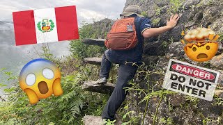 Stairs of Death  FULL ENTIRE HIKE  Wayna Huayna Picchu at Machu Picchu Peru [upl. by Dora]