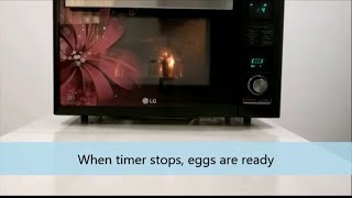 LG Microwave Oven How to Use Accessory Steam Chef [upl. by Airyk]