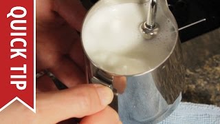 How to AutoFroth Milk for Lattes [upl. by Leasim]