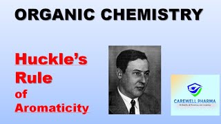 Huckles Rule of Aromaticity  Organic Chemistry  Bpharma amp Dpharma  Carewell Pharma [upl. by Llenrod]