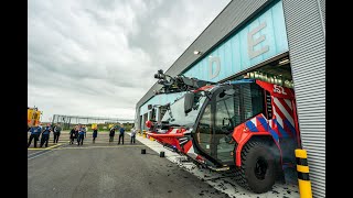 Opening nieuwe brandweerkazerne luchthaven Rotterdam The Hague Airport [upl. by Oringas121]