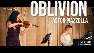 Oblivion by Astor Piazzolla  Passionate Violin and Piano Live Performance [upl. by Dazhehs]