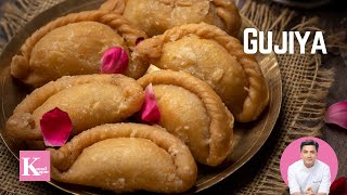 Mawa Gujiya Recipe  मावा गुजिया होली वाली  Kunal Kapur Recipe  Holi Dessert Recipe Gujia [upl. by Sira]