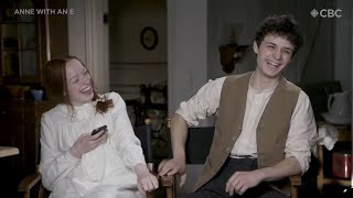 Amybeth McNulty Teaches Lucas Jade Zumann Irish Slang  Full interview ᴴᴰ [upl. by Arrotal]