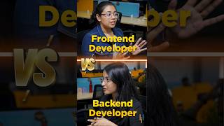 🔥FrontEnd Developer vs BackEnd Developer shorts simplilearn [upl. by Yusem]