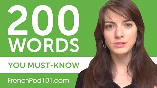 200 Words Every French Beginner MustKnow [upl. by Kuehnel]