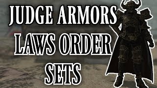 All Laws Orders Armor Sets FFXIV Patch 545 [upl. by Boyden]