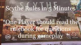 Learn How to Play Scythe in 5 Minutes [upl. by Yral]