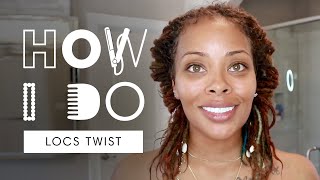 Eva Marcille’s Locs Hairstyle Tutorial  How I Do  Harper’s BAZAAR [upl. by Pittel]