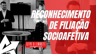 DIREITO DE FAMÍLIA Reconhecimento de filiação socioafetiva [upl. by Anilak]