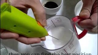 How To Make Latte Art with Mini Milk Frother [upl. by Ravo692]