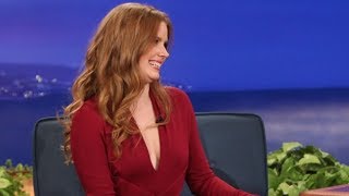 Amy Adams Interview Part 01  Conan on TBS [upl. by Ynnavoig993]