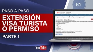 COMO EXTENDER TU PERMISO O VISA DE TURISTA CANADA 2022 P1  COMO HACER UNA EXTENSION CANADA 2022 [upl. by Tim]