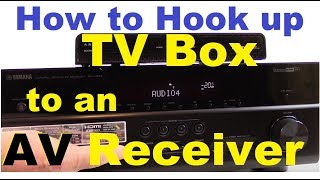 How to Connect TV Set top box to AV Receiver [upl. by Macmullin]