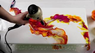 357 Gorgeous Dutch Pour Acrylic Pouring Technique [upl. by Corso595]