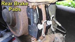 Replacing the Rear Brake Pads on a Peugeot 307 or Peugeot 308 [upl. by Thanasi]