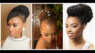 Loc Updo Hairstyles  Dreadlock Inspirations [upl. by Giles]