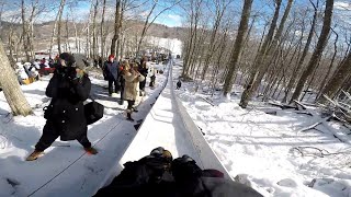 National Toboggan Championships in Camden Maine [upl. by Nahpos]