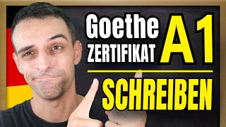 Goethe Zertifikat A1 SCHREIBEN  How to pass the written part  German A1 Goethe Exam [upl. by Ocirne]