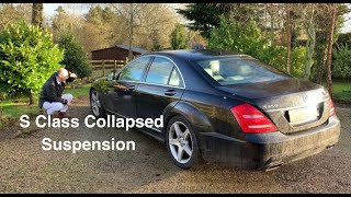 Fix Mercedes S Class Collapsed Suspension [upl. by Droffilc]