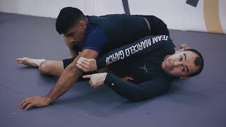 Marcelo Garcia Elbow Push amp Sit Up Escape vs Side Control [upl. by Elletnahc]