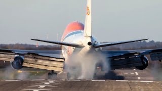 TOP 10 HARD LANDINGS  AIRBUS A380 BOEING 747 ANTONOV AN124  HD [upl. by Yevi]