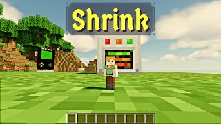 Shrink Mod 1165  Tiny Size Player in Minecraft [upl. by Amyaj]