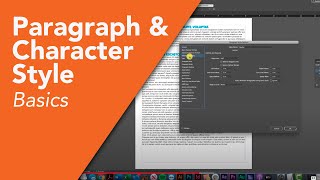 InDesign 2023 Tutorial  Paragraph Styles amp Character Style Basics [upl. by Swayder]