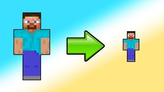 HOW TO SHRINK IN MINECRAFT [upl. by Allisirp]