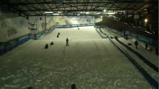 TOBOGGANING Sledging at the snowdome in tamworth [upl. by Ardnuahsal853]