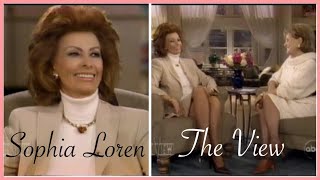 Sophia Loren Interview on The View 1998 [upl. by Siver]